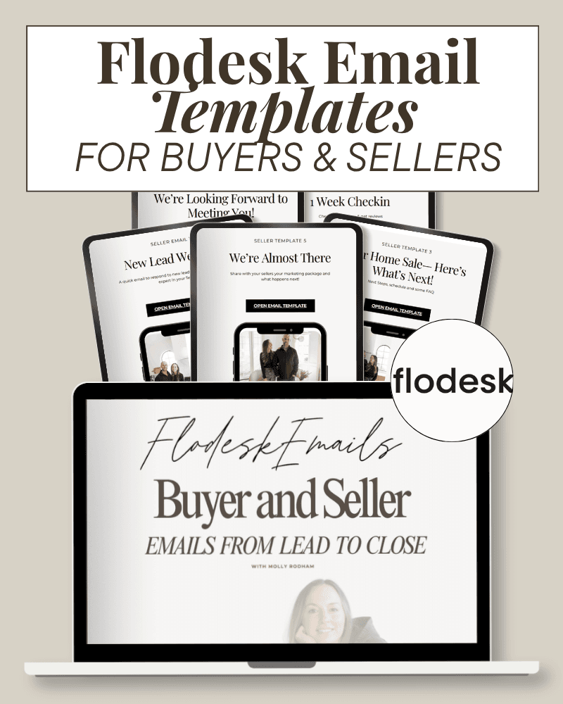 Flodesk Email Templates for Buyers & Sellers