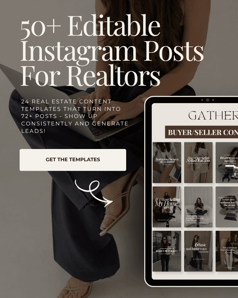 50+ Editable Instagram Posts for Realtors
