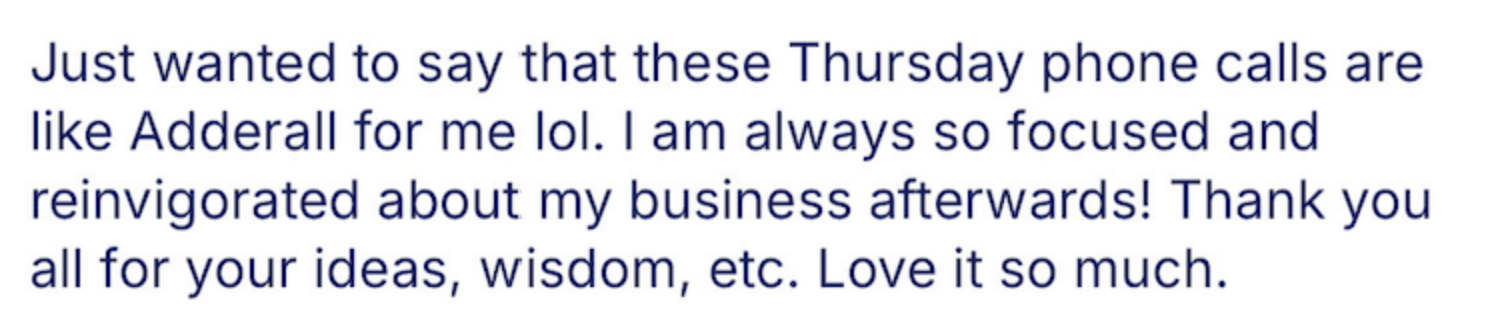 A message from a Gather member